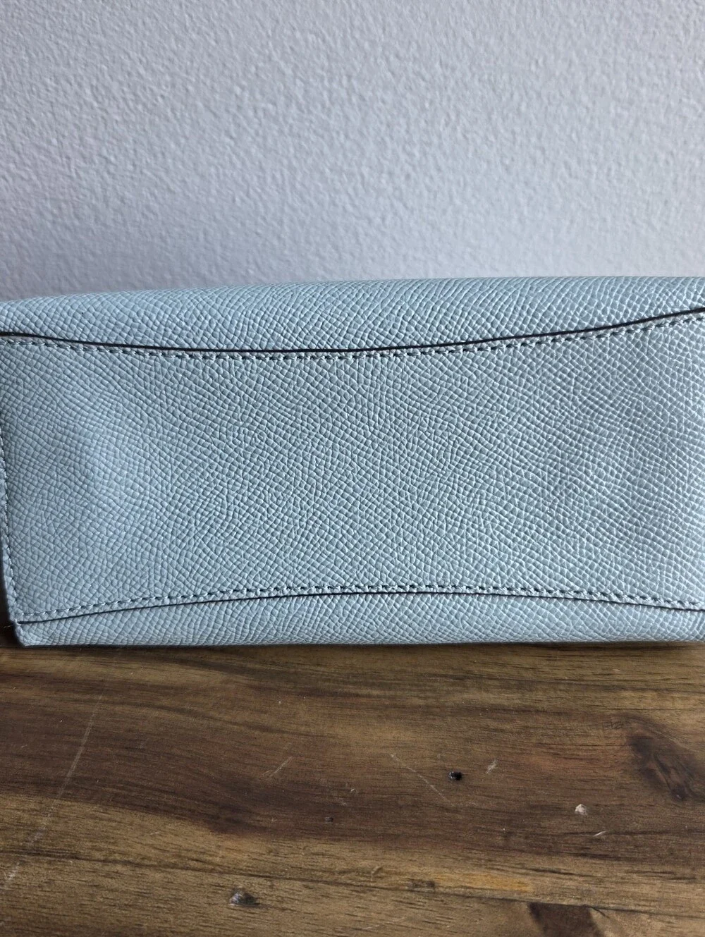 COACH Light Blue Women's Cosmetic Pouch Makeup Bag